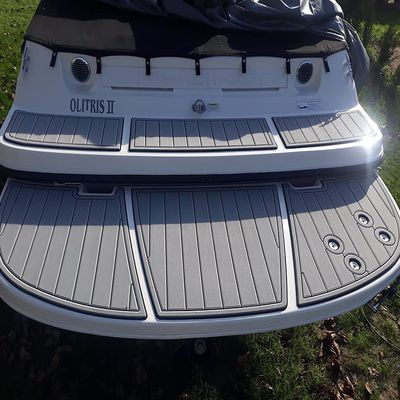 Boat EVA Faux Teak Decking Floor Compatible with 2012 Centurion Enzo 244 Swim Step&Cockpit