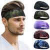 Beister Sports Headbands for Men Women (5 Pack), Moisture Wicking Sweat Band Elastic Wide Hair Bands, Workout Sweatband Athletic Mens Headband for Running, Cycling, Basketball, Gym Exercise, Football view 1