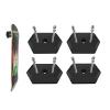 ARTIOMO Wall-Mounted Skateboard Display Stand Skateboard, Wall Display Rack ABS Stand, Fixed Mount Indoor Floating Skateboard Indoor. view 1