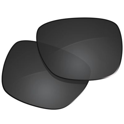 Glintbay 100% Precise-Fit Replacement Sunglass Lenses for Oakley Inmate - Polarized Advanced Black