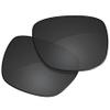 Glintbay 100% Precise-Fit Replacement Sunglass Lenses for Oakley Inmate - Polarized Advanced Black view 1