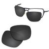 Glintbay 100% Precise-Fit Replacement Sunglass Lenses for Oakley Inmate - Polarized Advanced Black view 2