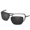 Glintbay 100% Precise-Fit Replacement Sunglass Lenses for Oakley Inmate - Polarized Advanced Black view 3