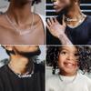ChainsHouse Name Necklace Personalized for Women Men, Stainless Steel Custom Name Necklace Nameplate Pendant Jewelry Gift view 3
