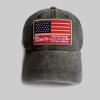 American Flag Hats for Men Fitted Retro Embroidered Adjuatble Baseball Caps Vintage Distressed Outdoor 4th of July Caps view 2