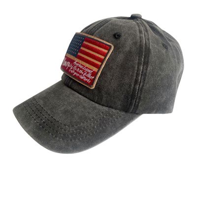 American Flag Hats for Men Fitted Fashion Embroidered Adjuatble Baseball Caps Vintage Distressed Cotton Outdoor Sun Caps
