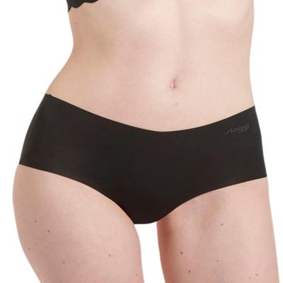 Sloggi Shorts ZERO Microfibre Brief Seamless Boyshort Knickers Lingerie Black