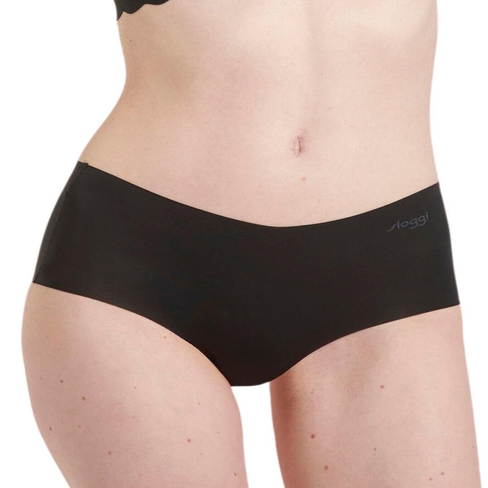 Sloggi Shorts ZERO Microfibre Brief Seamless Boyshort Knickers Lingerie Black