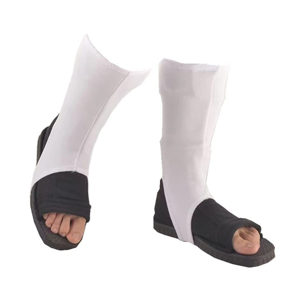 ZNZXYCOS US Size Adult and Child Anime Cosplay Black and White Shoes Halloween Accessories Shoes (Black US 9)