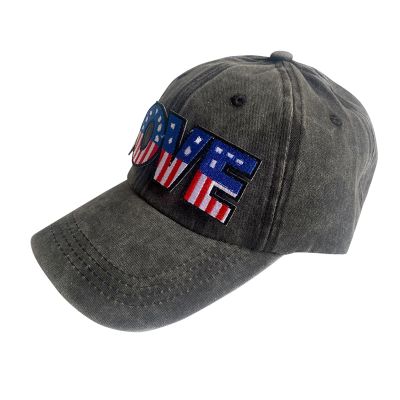 American Flag Hats for Men Fitted Retro Embroidered Adjuatble Baseball Caps Vintage Distressed Outdoor 4th of July Caps