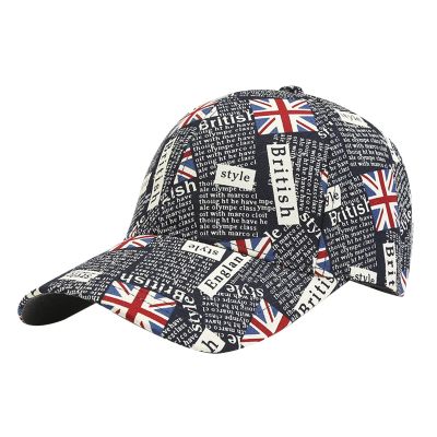 4th of July Men's American Flag Baseball Caps Cotton Adjustable Fitted Snapback Hat Unisex Full Printed Summer Sun Hats Black