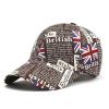 4th of July Men's American Flag Baseball Caps Cotton Adjustable Fitted Snapback Hat Unisex Full Printed Summer Sun Hats view 2