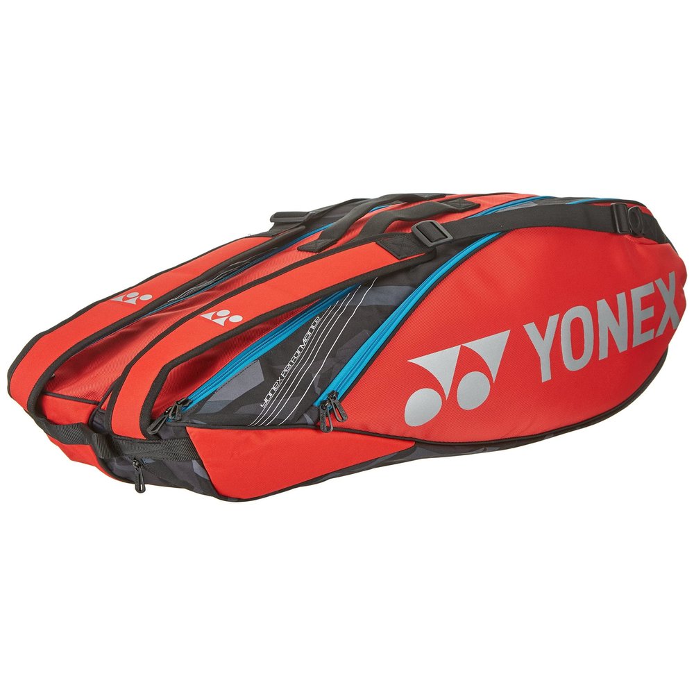 YONEX Bag 92226 (Tango Red) (6 Pack) Pro Tennis Badminton Racket Bag