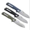 Petrified fish PF868 Bunta,3.35" D2 Satin Blade,146g G10 Handle Flipper Folding knife (Gray G10, Satin) view 4