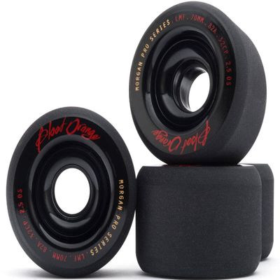 Blood Orange Liam Morgan Formula 82a Longboard Wheels - Black/Black - 65mm