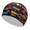 BAIKUTOUAN I Love My Dog Dachshunds Unisex Swim Cap Durable Elastic Bathing Cap Swimming Hat for Long Hair Short Hair view 1