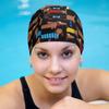 BAIKUTOUAN I Love My Dog Dachshunds Unisex Swim Cap Durable Elastic Bathing Cap Swimming Hat for Long Hair Short Hair view 4