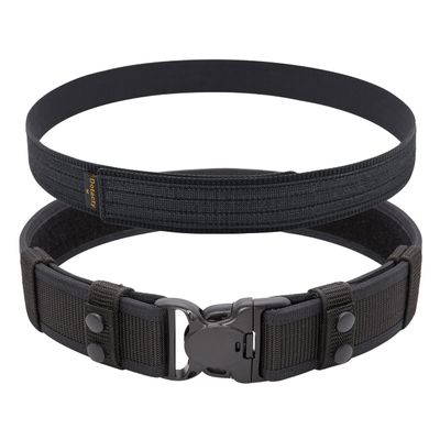 Dotacty Duty Belt for Police Law Enforcement Security Correctional Officer 2.25" Tactical Outer & Inner Belt for Work Patrol Gear Holster Pouches XXL