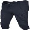 Exxact Sports Rebel Youth Football Pants with Built in Pads, Lightweight Integrated Football Practice Pants with Lace-up Fly (Y2XL, Navy) view 1