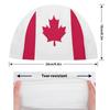 BAIKUTOUAN Canadian Flag Unisex Swim Cap Durable Elastic Bathing Cap Swimming Hat for Long Hair Short Hair view 2