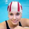 BAIKUTOUAN Canadian Flag Unisex Swim Cap Durable Elastic Bathing Cap Swimming Hat for Long Hair Short Hair view 4