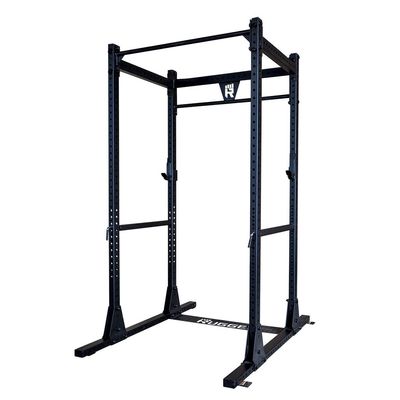 Rugged Strength & Fitness (Y100) Power Cage for Strength Training Home & Commercial Gym, Barbell Squat Rack Power Cage With J Hooks For Bodybuilding, Weightlifting & Daily Workout