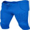 Exxact Sports Rebel Youth Football Pants with Built in Pads, Lightweight Integrated Football Practice Pants with Lace-up Fly (Y2XL, Royal Blue) view 1