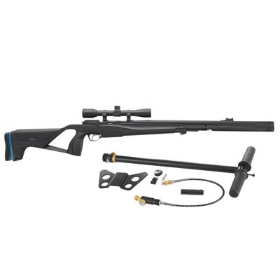 Stoeger XM1 PCP Airgun, Scope, and Hand Pump Combo - .177 Caliber - Black Synthetic with Fiber-Optic Sights and 4 x 32 Scope