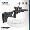 Stoeger XM1 PCP Airgun, Scope, and Hand Pump Combo - .22 Caliber - Black Synthetic with Fiber-Optic Sights & 4 x 32 Scope view 2