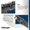 Stoeger XM1 PCP Airgun, Scope, and Hand Pump Combo - .22 Caliber - Black Synthetic with Fiber-Optic Sights & 4 x 32 Scope view 3