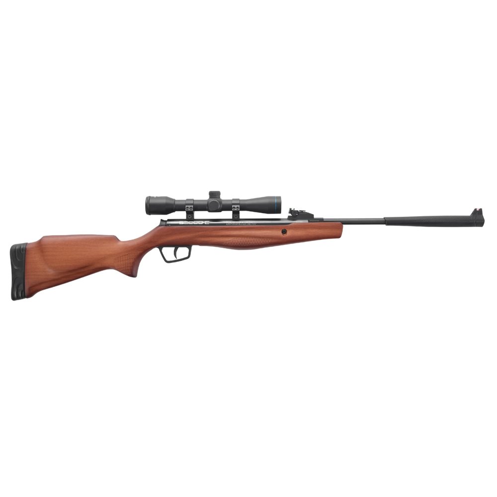 Stoeger S3000-C Compact Airgun Combo - .177 Caliber - Hardwood with Fiber-Optic Sights Combo - Includes 4 x 32 Scope