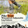 Pike Trail Adjustable Leg Gaiters - Lightweight, Waterproof - Leg Guards for Men & Women - Hiking Essentials Ideal for Hunting, Trekking & Fishing - Overcast Grey - 1 Pair view 2