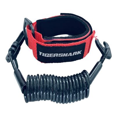 JLP Intended for Tigershark Pro Floating Wristband and Quick Cord Lanyard With Swivel Nylon Clip And With End Key Red/Black Tiger Shark Barracuda Daytona Monte Carlo Monteg