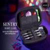 Casemaster Sentry Dart Case Slim EVA Shell for Steel and Soft Tip Darts, Hold 6 Darts and Features Built-in Storage for Flights, Tips and Shafts, American Flag view 2