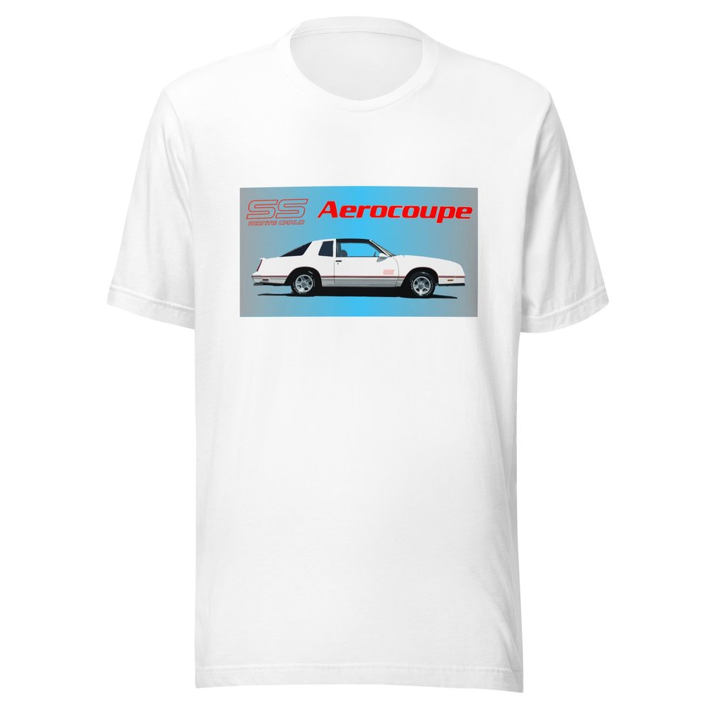 1987 Chevy Monte Carlo SS Aerocoupe Owner Short-Sleeve Unisex T-Shirt White