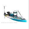 BOTE Rover Aero 12 FT 6 in Inflatable Micro Skiff, Blow up SUP for Adults Kids Family Friendly, APEX Pedal Drive & HP Motor Compatible, in Silver King view 3