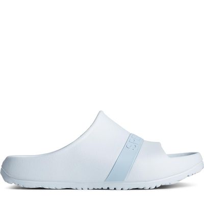 Sperry Women's Float Slide Logo Sandal, Blue, 7