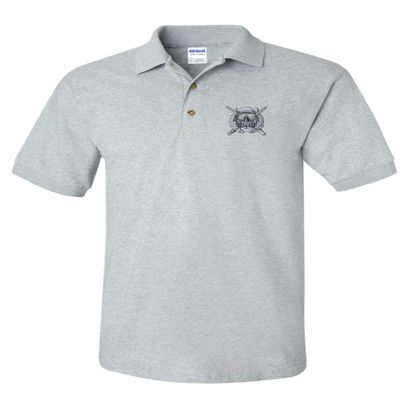 ALLNTRENDS Army Special Operations Diving Polo Shirt Embroidered Diver Men's Polo Shirt (L, Sporty Grey)