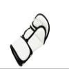 Kids Champion MMA Gloves in Black and White (L, White) view 4