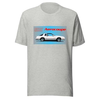 1987 Chevy Monte Carlo SS Aerocoupe Owner Short-Sleeve Unisex T-Shirt Sport Grey