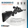 Stoeger S3000-C Compact Airgun Combo - .177 Caliber - Black Synthetic with Fiber-Optic Sights Combo - Includes 4 x 32 Scope view 2