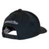 Mitchell & Ness Chicago Bulls Team Script 2.0 Stretch Snapback Hat Adjustable Cap - Black/Classic Script view 3