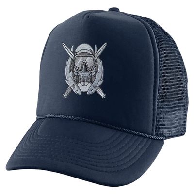 ALLNTRENDS Army Special Operations Diving Embroidered Trucker Diver Hat USA Adjustable Cap (Navy Blue)