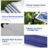 Forceatt 12x14FT Waterproof Anti-UV Camping Tarp with 2 Poles (UPF50+), Lightweight Sun Shelter for Car, Tent, Hammock in Hiking, Backpacking, Garden and Traveling view 4