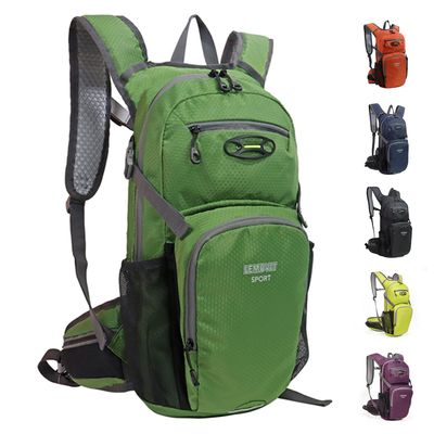 Lemuvlt Hiking Daypack15L,Lightweight & Durable - Ideal Backpack for Skiing, Skating, Snowboarding,Hiking, Running, MTB Cycling (Olive)