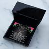 Wishbone Dancing Necklace Luxury Box Doctor of Nursing Practice, Graduation Gift for DNP, Personalized Gift for DNP view 1