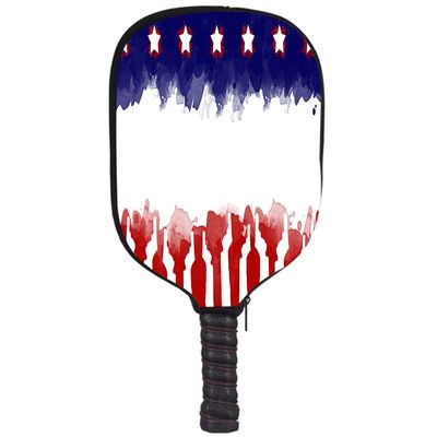 JCETUNO Neoprene Pickle Ball Raquette Cover Pickleball Racket Sleeve, Pickleball Accessories, Pray for America, A Favorite Gift for Mother's Day, Father's Day, Sports Lovers