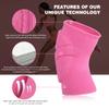 Racbeuk Volleyball Knee Pads Pink, Knee Protector Supporter for Girl Lady Women with High Protection Pads,Professional Grade Knee Pads for Running,Tennis,Yoga,Cycline,Gym,Workout Exercise view 2