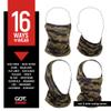 GOT Sports UPF 50+ Fishing Neck Gaiter - UV Face Mask Sun Protection for Men & Women - Camo SPF Face Cover Gator - Fishing, Hunting, Hiking (Olive Tiger Stripe) view 3