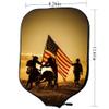 JCETUNO Universal Neoprene Pickleball Paddle Cover Protection Sleeve Holder Carrier, WWII American Soldiers Raise The Flag, Meaningful Mother's Day, Father's Day, Sports Lover Gifts view 2